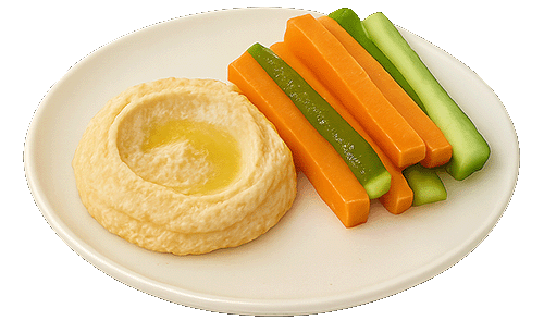 Hummus with Veggie Sticks